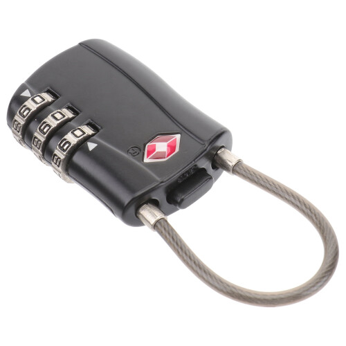 Cadenas antivol extérieur à code noir (1 pièce) 1