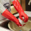 Waterproof Cleaning Gloves Red Thickened 40cm 2