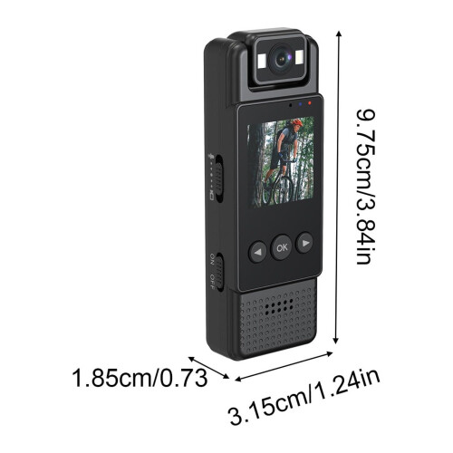 Κάμερα lulshou 1080P HD με περιστροφή 180, υπέρυθρη νυχτερινή όραση, εγγραφή με εισαγωγή 2