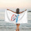 Toalla de playa Firework Director de microfibra 30x60 pulgadas 3
