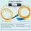 Glasfaser-Splitter-Pigtail 1x2-Anschlussdose 4