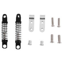 for WPL D12 RC Car Metal Rear Damper with Mount Fixed Upgrades Parts Accessories,4