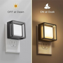 LED Night Light, Night Lights Plug Into Wall [2 Pack] with Dusk-to-Dawn Sensor, Dimmable Nightlights EU Plug
