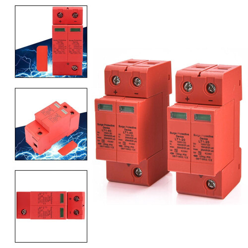 Parafoudre Mosiee 2P20/40kA 600V PV 2