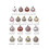 Christmas Tree Balls Light Gold 4 cm and 6 cm 34 pcs 3
