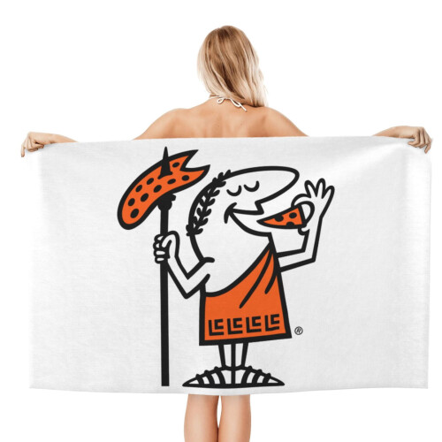 Little Caesar strandhanddoek, extra groot, absorberend en sneldrogend. 1