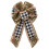 Red and Black Plaid Tree Topper Bow 1 Pack 2