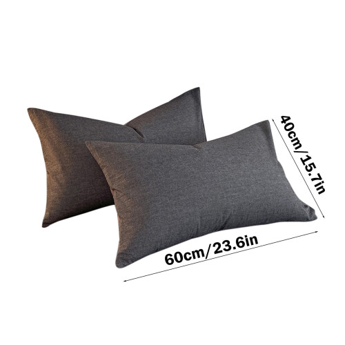 Capas de almofada Kayannuo, cor sólida, 2 peças, 40x60cm 2