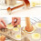 Double Headed Wooden for Egg Tart Bottom Rolling Pin Kitchen Gadget DIY Tools 2