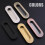 Stainless Steel Concealed Sliding Door Handle Round Silver 6