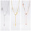Corrente extensora para colares e pulseiras (3 peças) 3