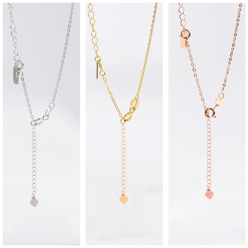 Corrente extensora para colares e pulseiras (3 peças) 2