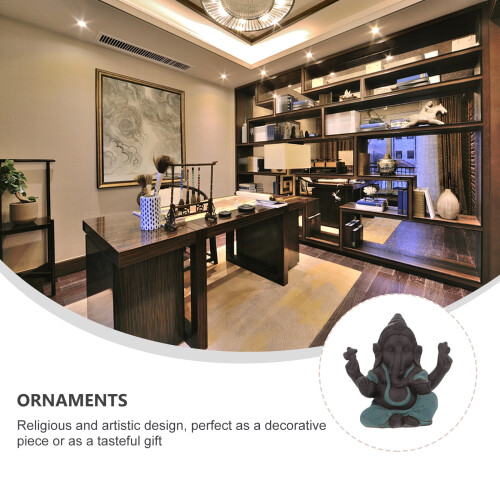Statue bouddhiste élégante de style zen, décoration de bureau. 2