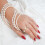 2er-Set elegante Perlenringe für Damen 5