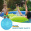 Solar Pool Cover for 8 ft Round Pool, In-Ground and 7