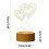 Lampada da notte a LED USB per San Valentino, in acrilico, 1 pezzo 3