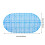 HANXIULIN Bathroom Non-Slip Bathtub Mat PVC 1 Pack 2