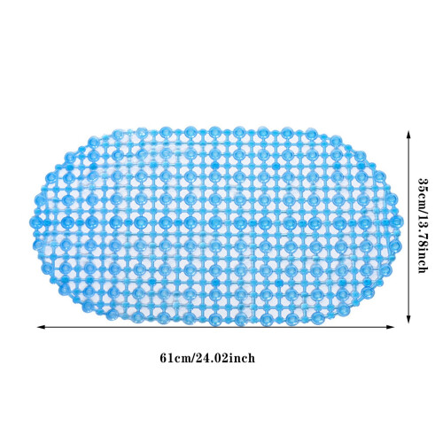 HANXIULIN Bathroom Non-Slip Bathtub Mat PVC 1 Pack 1