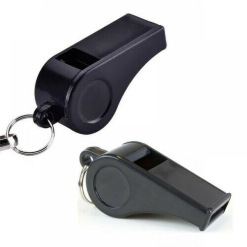 Plastic Sports Whistle with Lanyard 10PCS 1