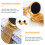 Golden Buttons for Needlework Cufflinks 2 Pcs 5