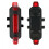 USB rechargeable bike rear light white LED 1 pack 1