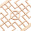 Chinese antique folding screen 5-panel set 3