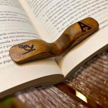 Segnalibro in legno a forma di uccellino per libri, 1 pezzo