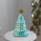 Green Glass Christmas Tree Ornament 1 Piece 6