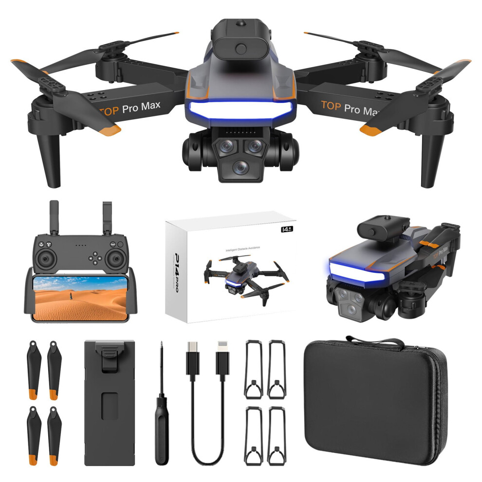 Viflosae Fpv Drone With 3 Cameras Wind Resistance Headless 969218271308
