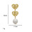 Sterling Silver Pearl Stud Earrings Hollow Twist Design 1