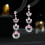 Women's 925 Silver Geometric Fan Earrings 1