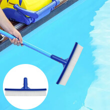 Perie de curățare Yakbaofuo, vânzare fierbinte, perie de piscină, perie de 10 inci, perie de piscină rezistentă pentru podea și perete