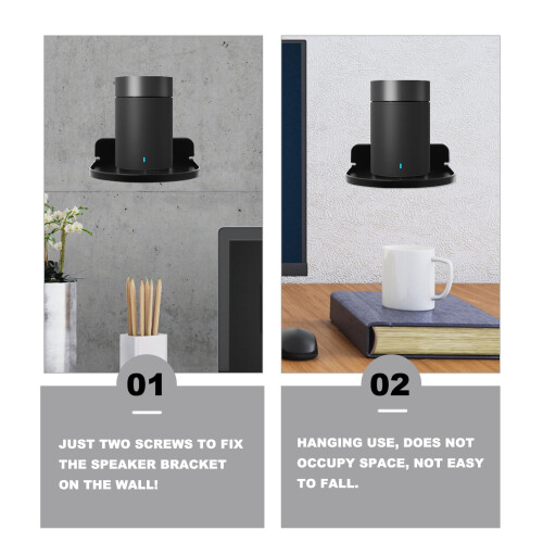 Speaker stand mount for kids' bedroom wall shelf 1