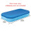 Rectangular inflatable pool cover for above ground pools 1