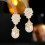 S925 Silver Zircon Water Drop Pearl Earrings 1