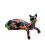 Sculpture de chat graffiti, statue décorative pour étagère 1