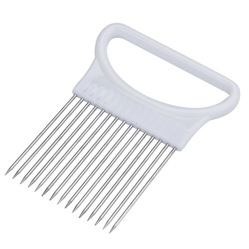 Support à oignons en acier inoxydable pour trancher (1 pièce)