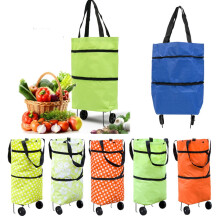 Sac Ă provisions portable Cheers.US Ă roulettes, pliable