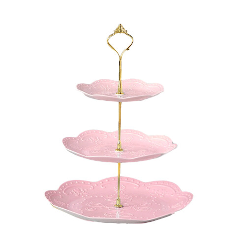 Plastic dessertstandaard voor gedroogd fruit en gebak