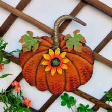 Pendentif citrouille, décoration intérieure, artisanat en métal, 1 pièce