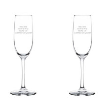 Champagneflutes/mousserende wijnglazen set van 2 (8)