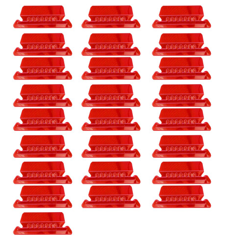 Linguette in plastica per cartelle portadocumenti, 25 set 1