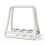 2X Adjustable Vertical Laptop Stand - Notebook & Tablet Holder Vertical Storage Rack White 2