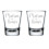 Set borrelglaasjes 1,75 oz (2 stuks) Bruidsmeisje 1