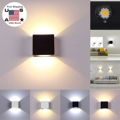 EIMELI LED væglampe med glasskærm 12W