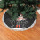 Jupe de sapin de Noël en dentelle à franges 76 cm 1