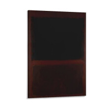 Mark Rothko Fekete Sötét Szienlila Vászonkép 16x24