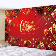Tissu de fond pour décorations de Noël 150 x 230 cm
