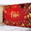 Achtergronddoek met kerstversiering, 150x230 cm 1