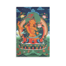 Manjusri Bodhisattva Thangka tibétain Impression murale 24 x 36 cm